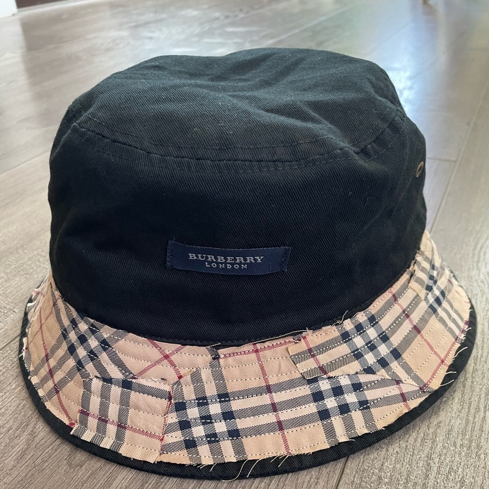 Repurposed Authentic BURBERRY Patchwork Bucket Hat